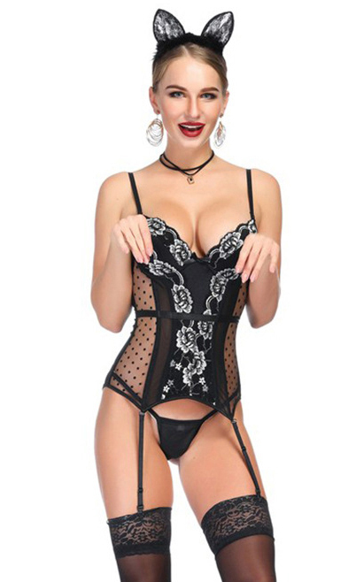 F3248-2 Корсет-бюстье Сексуальный пояс Нижнее белье Талия Cincher с подвязками